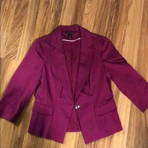 WHBM Plum Blazer